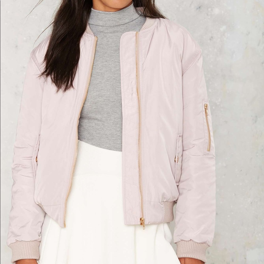 Pink Bomber Jacket